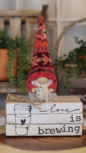 Load image into Gallery viewer, Stamped Book Stack - Love is brewing