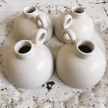 Load image into Gallery viewer, Small Ceramic Bud Vase With Round Handle