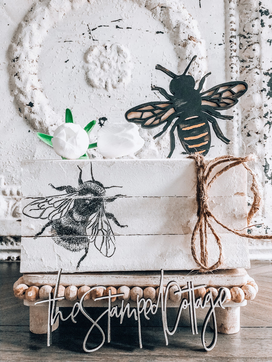 Stamped Book Stack - Bumble Bee – The Stamped Cottage