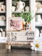 Load image into Gallery viewer, Stamped Book Stack - Hoppy Easter