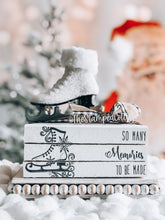 Load image into Gallery viewer, Stamped Book Stack - So many memories to be made