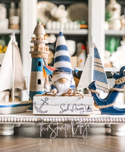 Load image into Gallery viewer, Stamped Book Stack - sail away