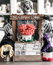 Load image into Gallery viewer, Stamped Book Stack - Dead Mans Toe, Hocus Pocus, Witch