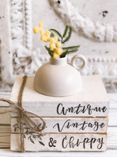 Load image into Gallery viewer, Small Ceramic Bud Vase With Round Handle