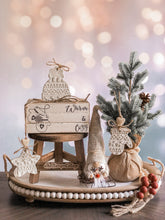 Load image into Gallery viewer, Stamped Book Stack - Warm and Cozy with mittens