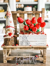 Load image into Gallery viewer, Stamped Book Stack - Ladybug gnome - enjoy the little things