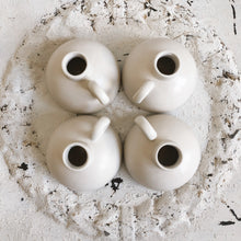 Load image into Gallery viewer, Small Ceramic Bud Vase With Round Handle