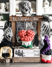 Load image into Gallery viewer, Stamped Book Stack - Hocus Pocus, Sanderson Sisters on broom silhouette