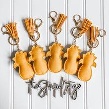 Load image into Gallery viewer, Pineapple tassel keychain - great add on!