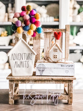 Load image into Gallery viewer, Stamped Book Stack - Bon Voyage, Adventure Awaits