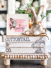 Load image into Gallery viewer, Stamped Book Stack - Cottontail & Co