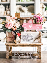 Load image into Gallery viewer, Stamped Book Stack - Flowers, Pups, & Trucks