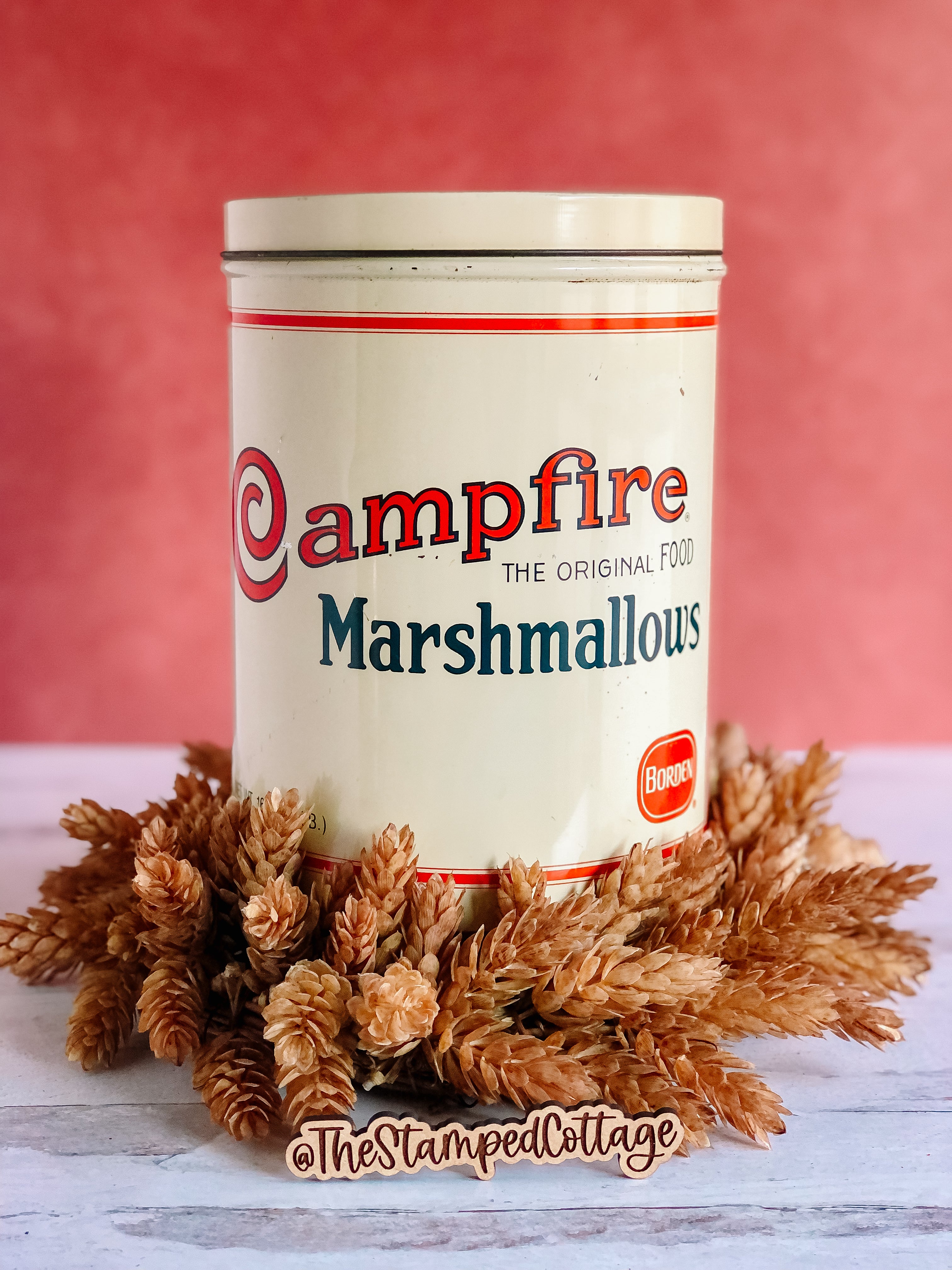 Vintage Campfire Marshmallow store Tin