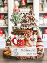Load image into Gallery viewer, Stamped Book Stack - Gingerbread Latte Served Daily
