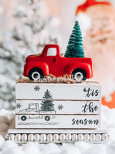 Load image into Gallery viewer, Stamped Book Stack - ‘tis the season

