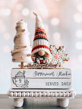Load image into Gallery viewer, Stamped Book Stack - Peppermint Mocha Served Daily
