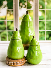 Load image into Gallery viewer, Rae Dunn Pear Canister Set
