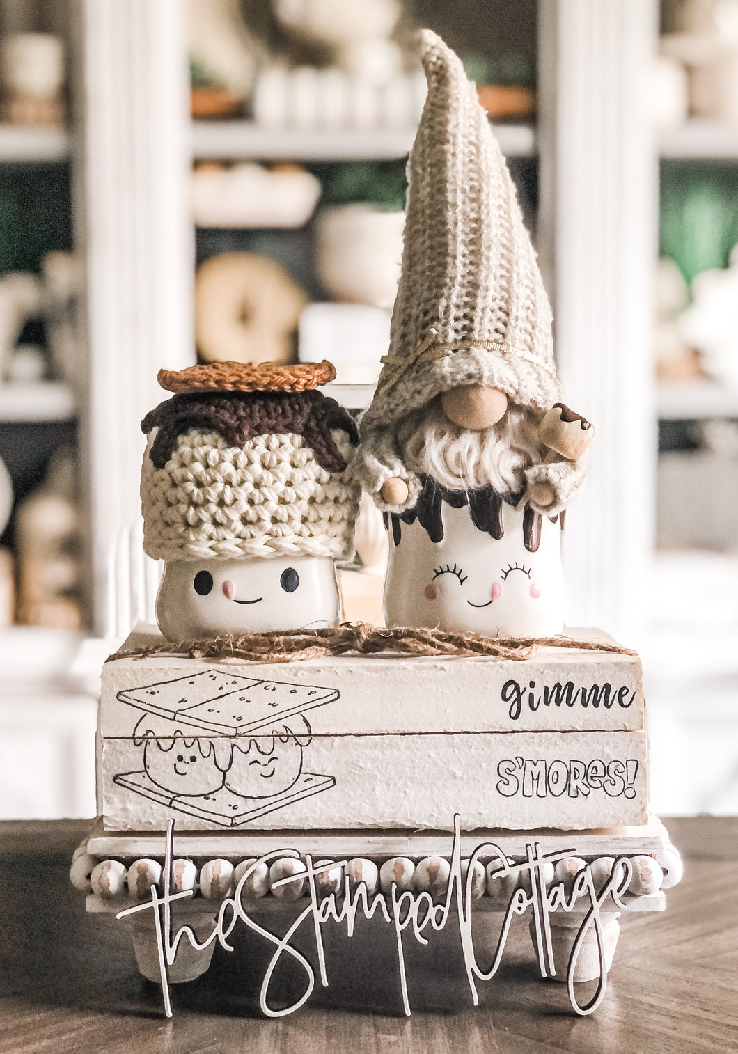 Stamped Book Stack - Gimme S’mores!