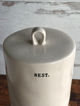 Load image into Gallery viewer, Rae Dunn Ghost Cylinder Nest Birdhouse

