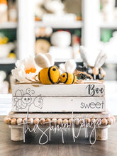Load image into Gallery viewer, Stamped Book Stack - Bee Sweet
