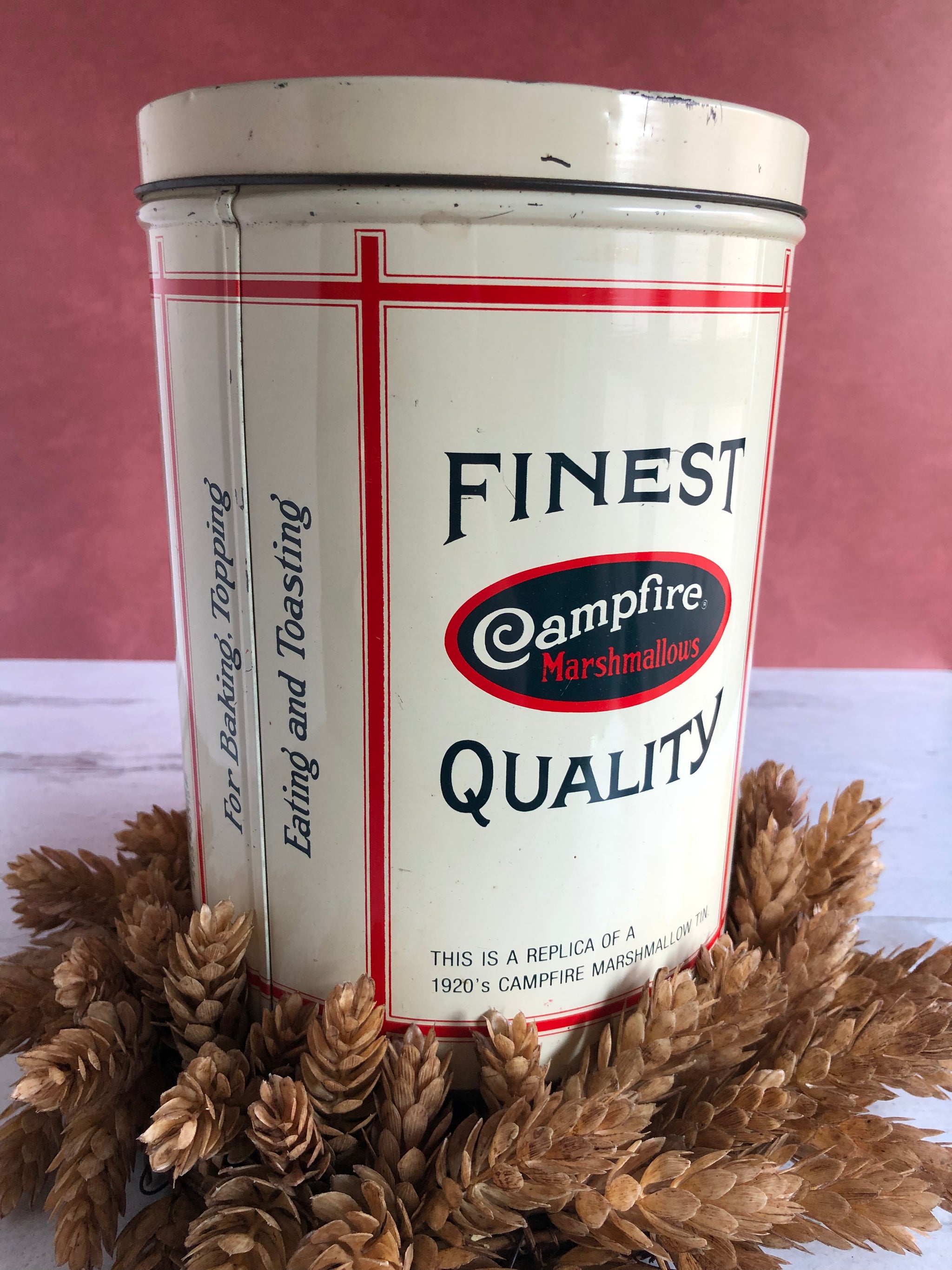 スーパーレア 20s ティン缶 Campfires Marshmallow Campfire Marshmallows Tin – The Stamped Cottage